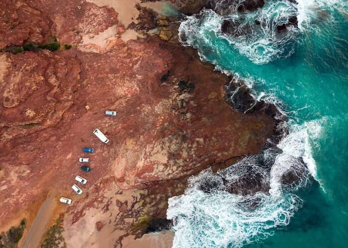 aerial view of Pot Alley in Kalbarri